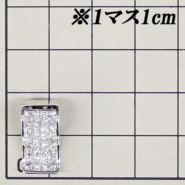 ダイヤモンド ペンダントトップ ミステリーセッティング プリンセス