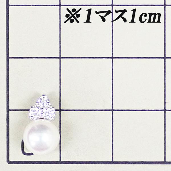 MIKIMOTO（ミキモト） アコヤ真珠 ペンダントトップ ダイヤモンド K18