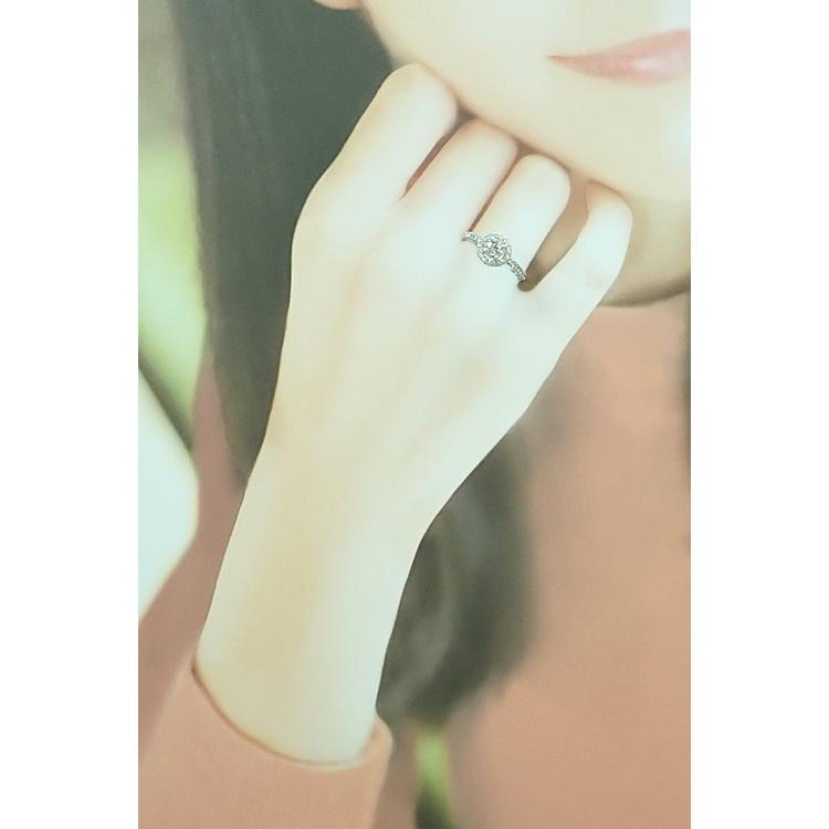 極美品】 GRAFFグラフ フレームラウンド ダイヤモンドリング 0.5ct 