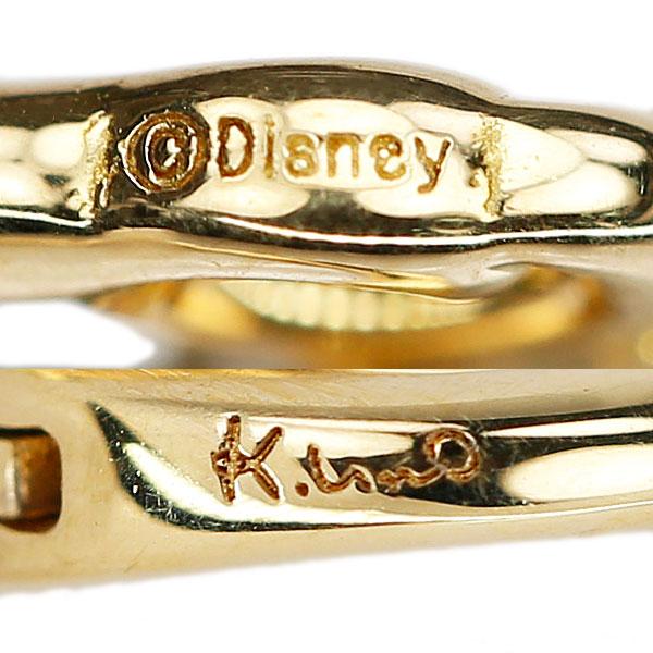 ディズニー ケイウノ K.Uno イヤリング K18YG Disney ミッキーマウス ミニーマウス キャラクター 揺れる 地金 送料無料 中古 宝正 903808_1
