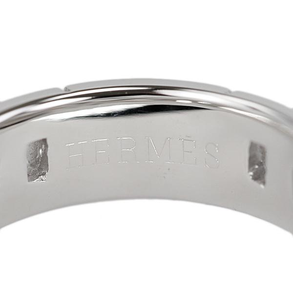 HERMES（エルメス） ヘラクレス リング K18ホワイトゴールド #49 地金