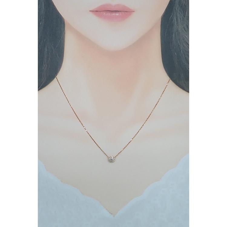 Cartier（カルティエ） ダイヤモンド デスティネ ネックレス K18ピンク