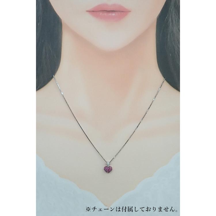 笠原真寿美/レ・エッセンシャル ルビー ペンダントトップ ダイヤモンド