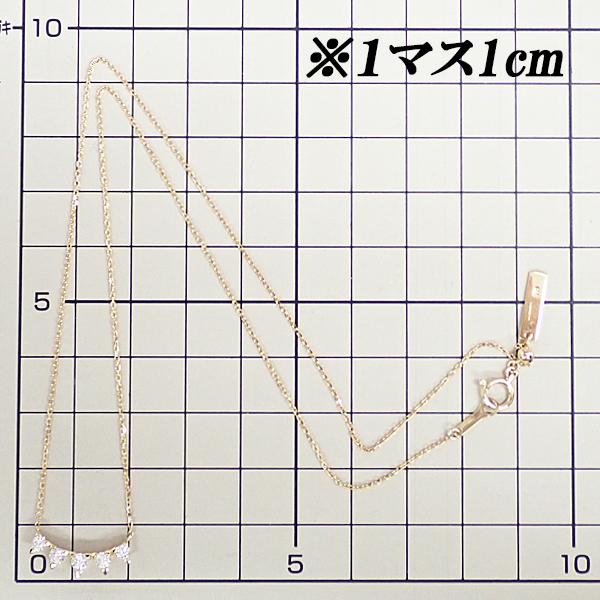 タサキ ダイヤモンド チャッティー プラント ネックレス K18イエロー