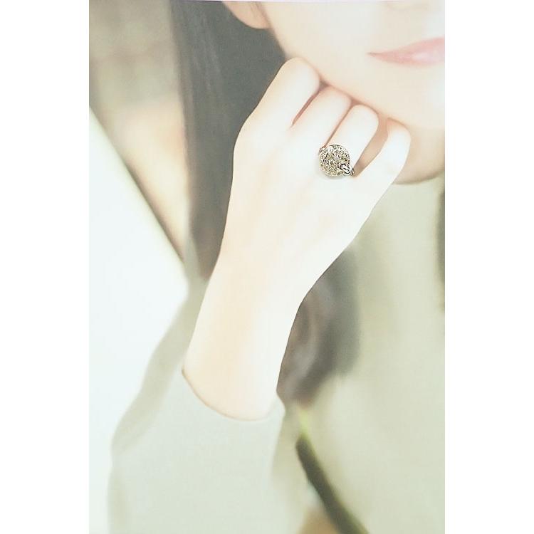 カシケイ ダイヤモンド メランジェ リング K18PG WG Kashikey パヴェ