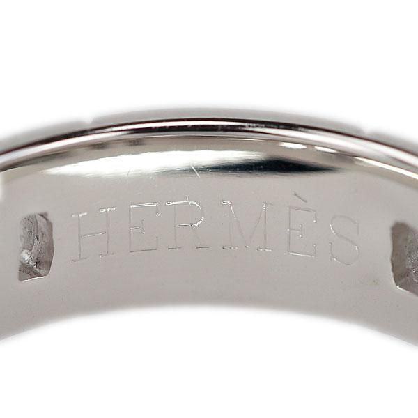 HERMES（エルメス） ヘラクレス リング K18ホワイトゴールド #49 地金