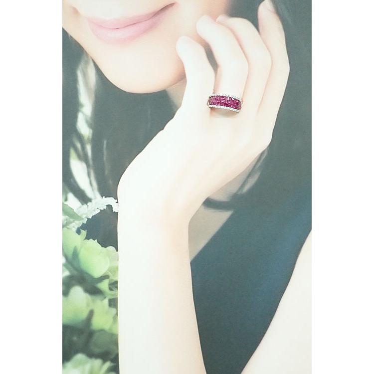 笠原真寿美/レ・エッセンシャル ルビー リング ダイヤモンド K18WG