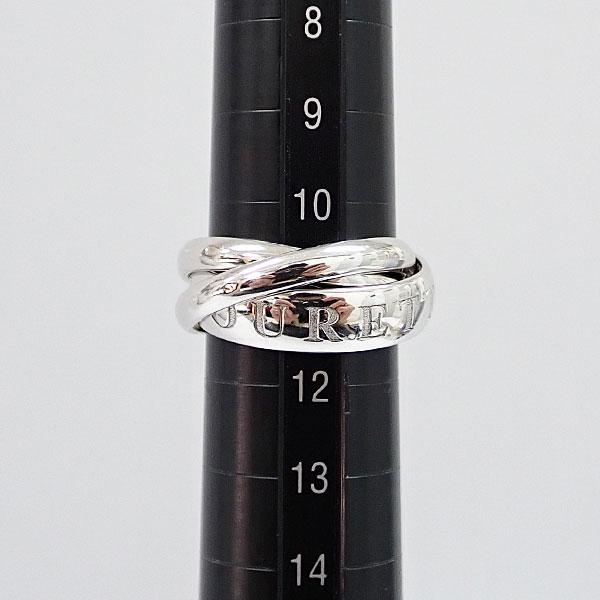Cartier（カルティエ） トリニティ リング K18ホワイトゴールド #51 3