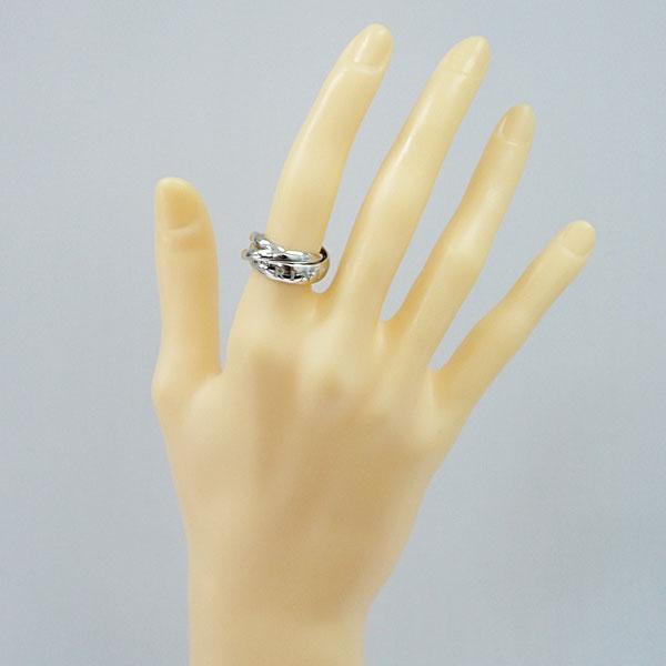 Cartier（カルティエ） トリニティ リング K18ホワイトゴールド #51 3