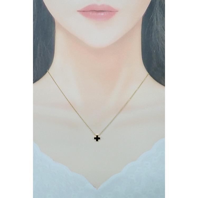 TIFFANY&Co.（ティファニー） ローマンクロス ネックレス K18イエロー