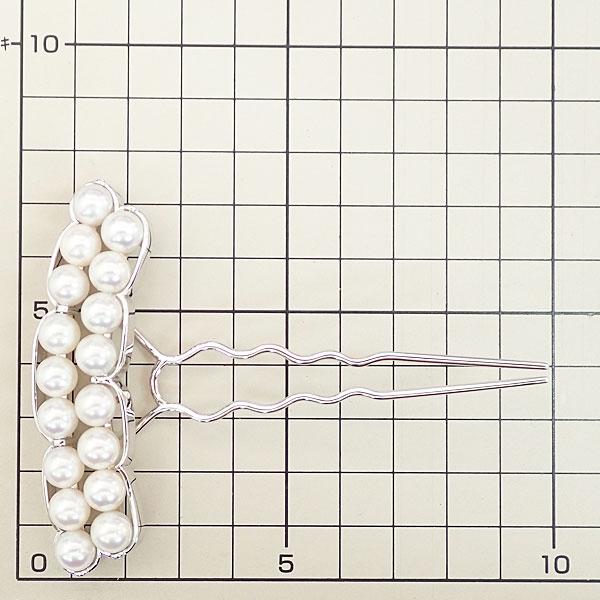 ミキモト　真珠　ヘアーコーム 髪飾り パール MIKIMOTO（ミキモト） アコヤ真珠 その他アクセサリー K18ホワイト