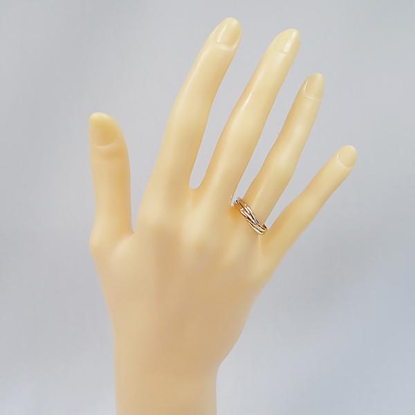 【美品】Cartier カルティエ トリニティリング k18 XS#49 カルティエ トリニティリング #49 ゴールド K18イエローゴールド YG