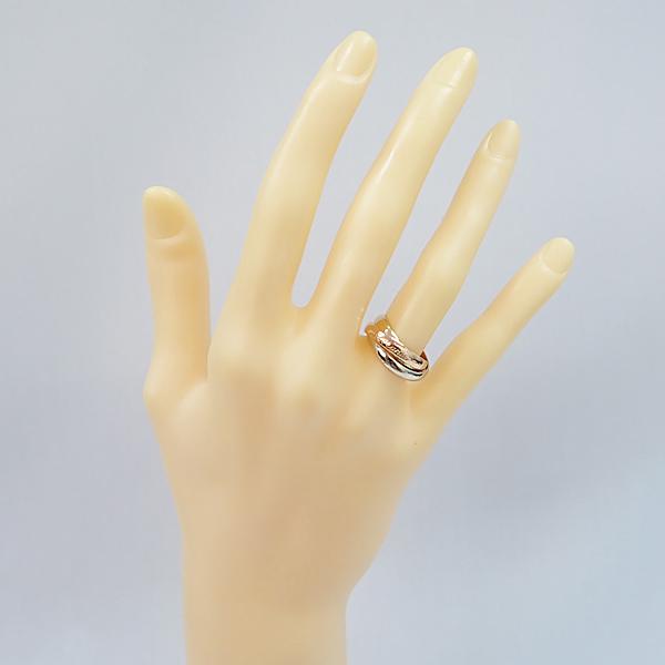 Cartier（カルティエ） トリニティ リング K18YG WG PG CARTIER #49 3
