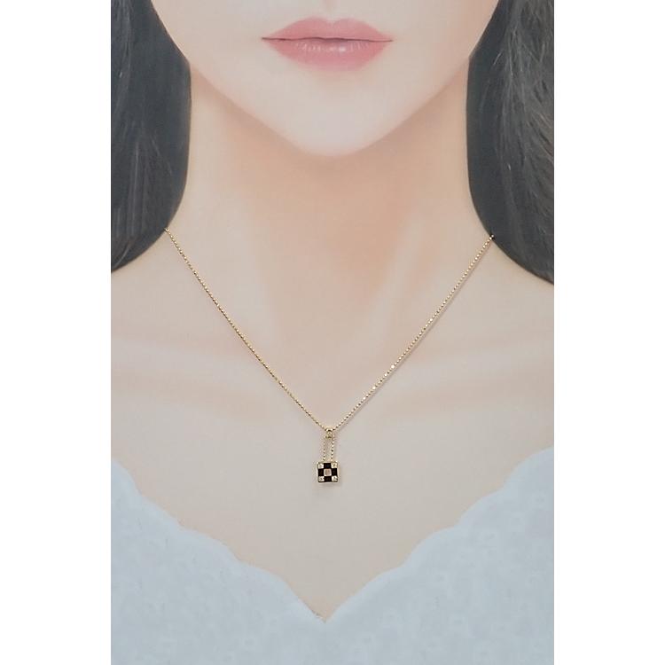 ギンザタナカ ダイヤモンド ネックレス K18イエローゴールド GINZA