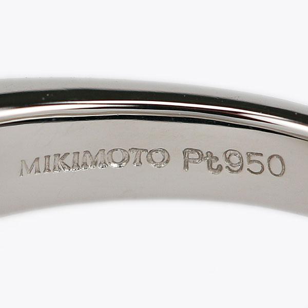 MIKIMOTO（ミキモト） 白蝶真珠(南洋真珠) リング ダイヤモンド Pt950
