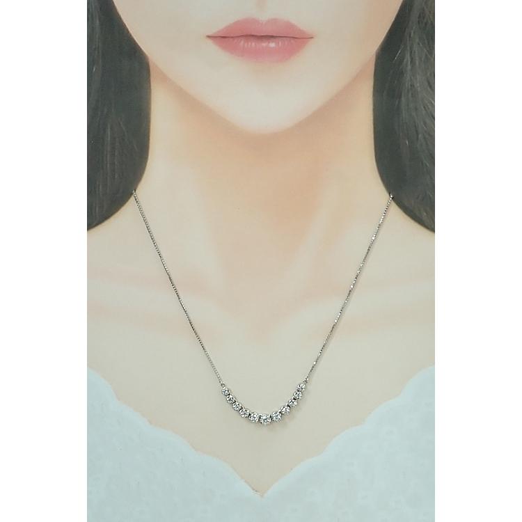 ギンザタナカ 田中貴金属 ダイヤモンド ネックレス Pt900 Pt850 GINZA