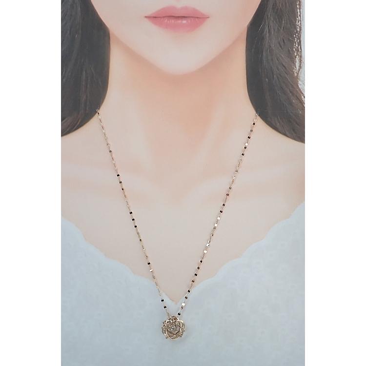 エステール ダイヤモンド ネックレス K18ピンクゴールド ESTELLE