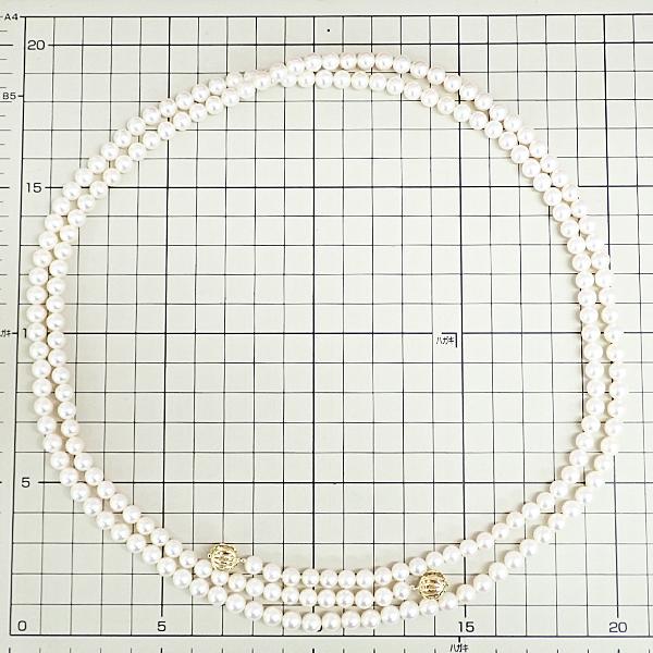 MIKIMOTO（ミキモト） アコヤ真珠 ネックレス K18イエローゴールド