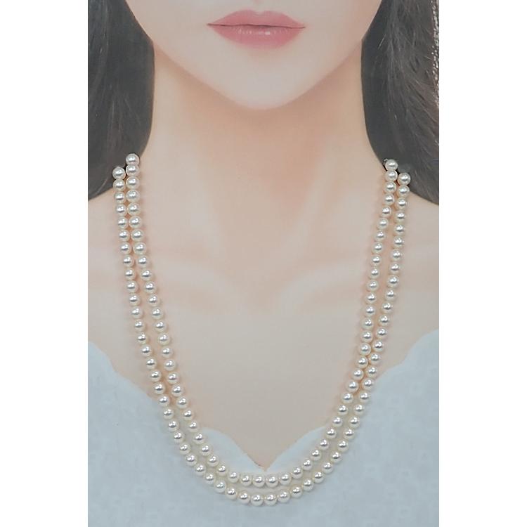 MIKIMOTO（ミキモト） アコヤ真珠 ネックレス K18イエローゴールド