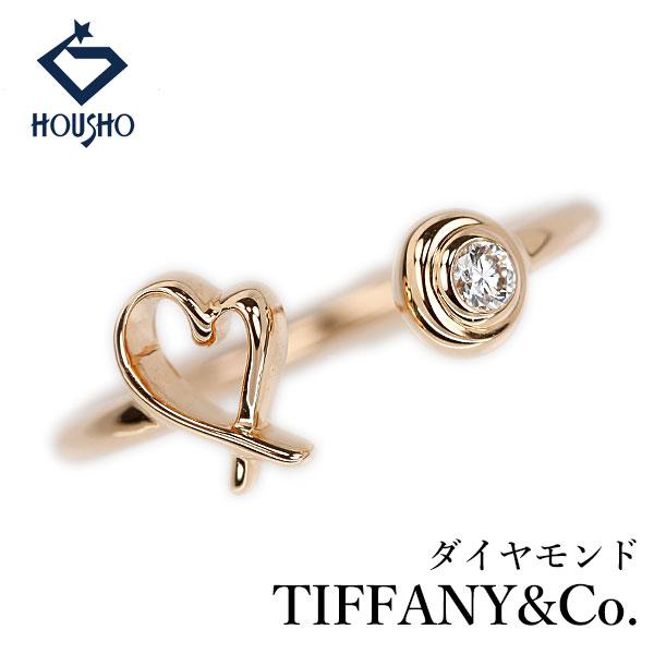 ティファニー リング ダイヤモンド トリプルラビングハート　7号　K18 TIFFANY&Co.（ティファニー） ダイヤモンド ラビングハート K18PG