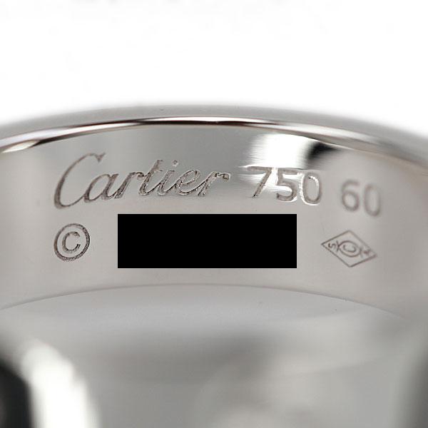 Cartier（カルティエ） ラブ リング K18ホワイトゴールド #60 ビス 