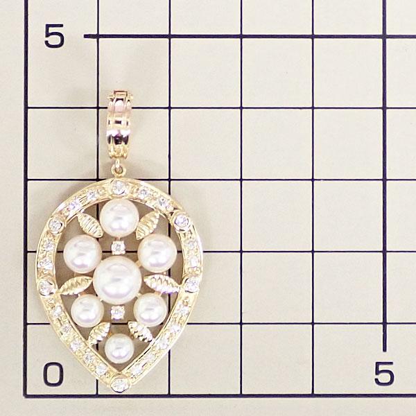 MIKIMOTO（ミキモト） アコヤ真珠 ペンダントトップ ダイヤモンド