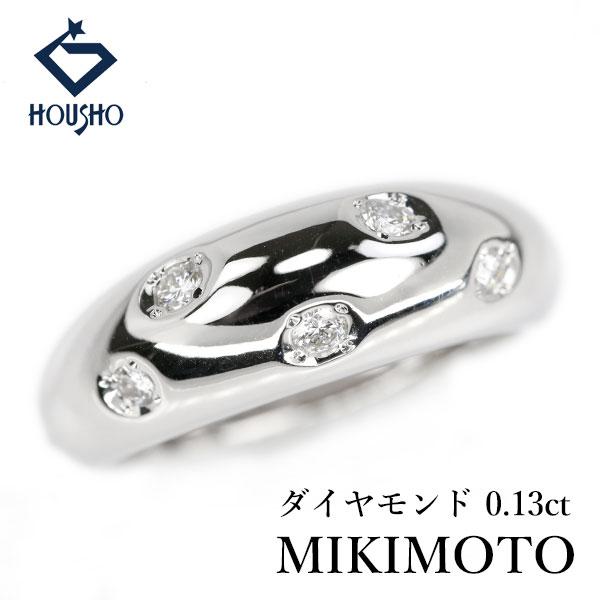 MIKIMOTO（ミキモト） ダイヤモンド リング K18ホワイトゴールド
