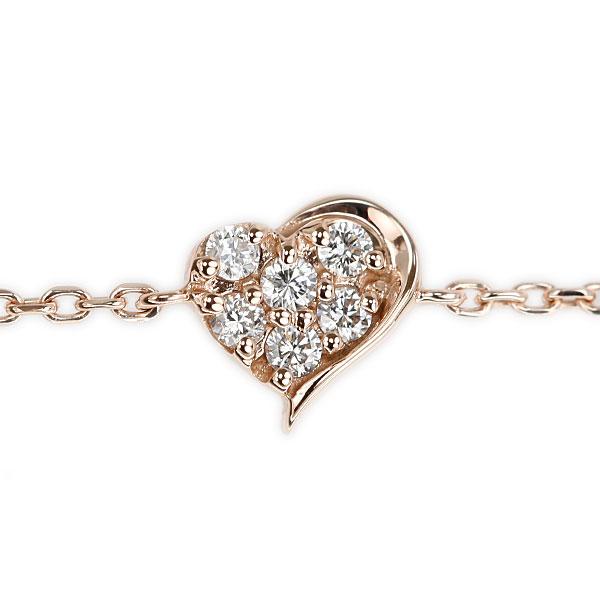 現行品 STAR JEWELRY K10 ダイヤ ブレスレット スタージュエリー ダイヤモンド ブレスレット K10ピンクゴールド STAR