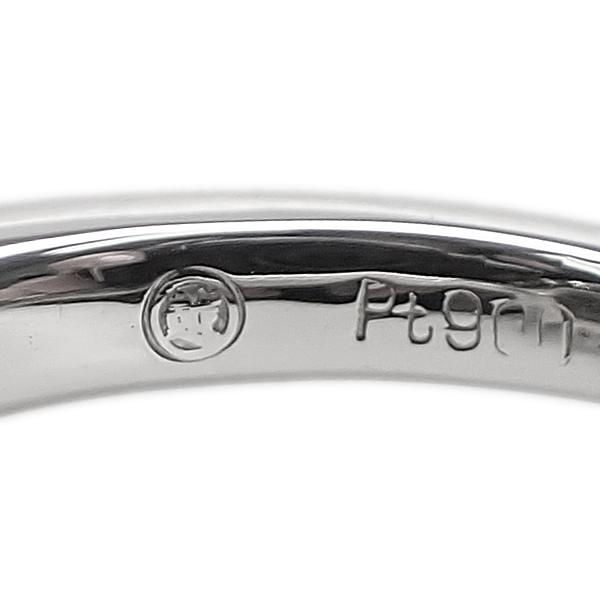 ダイヤモンド0.417ctのpt900リングMITSUKOSHIブランド 三越 エメラルド リング ダイヤモンド Pt900 MITSUKOSHI 四角 スクエア