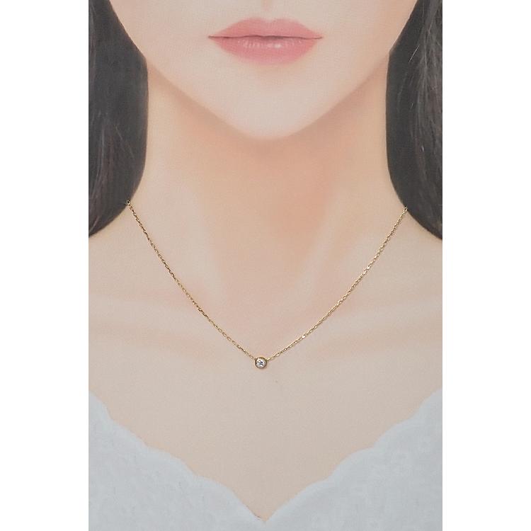 Cartier（カルティエ） ダイヤモンド ダムール ネックレス K18イエロー