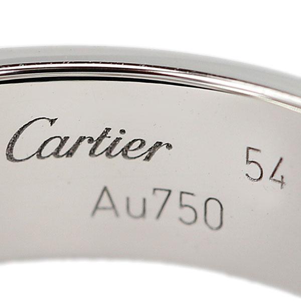 Cartier（カルティエ） ラブ リング K18ホワイトゴールド #54 ビス 地