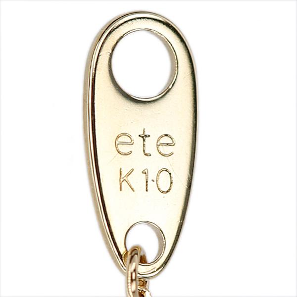 ete（エテ） ブラウンダイヤモンド ブレスレット K10イエローゴールド