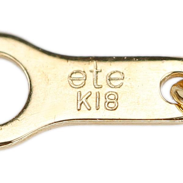 ete（エテ） ダイヤモンド ブレスレット K18イエローゴールド ete 3P