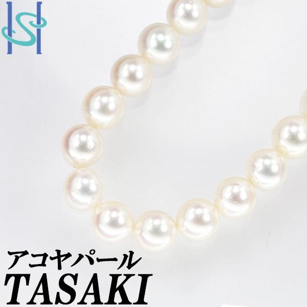 TASAKI タサキ 田崎真珠 アコヤパール ネックレス 6.7-6.8mm K14WG 連 