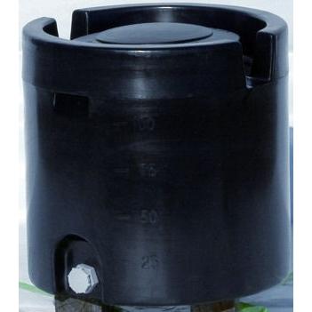 スイコー クリーンタンク 200L (ブラック) 排水蛇口、水位置確認管付き