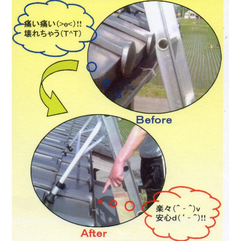 ミツル ハシゴアタッチメント 雨どい用 リリーフ : ハウジングサポート 