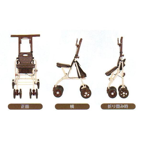 シルバーカー コンパクトタイプ シプール ブラウン SICP02