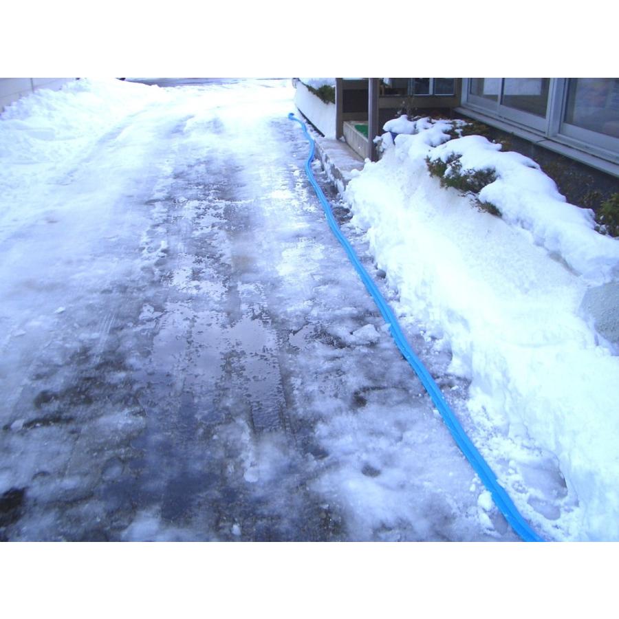 日之出化成 融雪・散水用ガードホース 10m 片面穴あき 日之出化成 融雪・散水用ガードホース 10m 片面穴あき