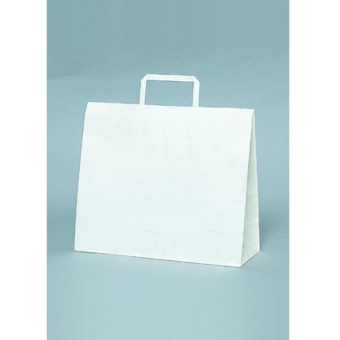 福助工業 【ケース販売】ラッピーバッグ No.3-S 晒無地 巾320x奥行