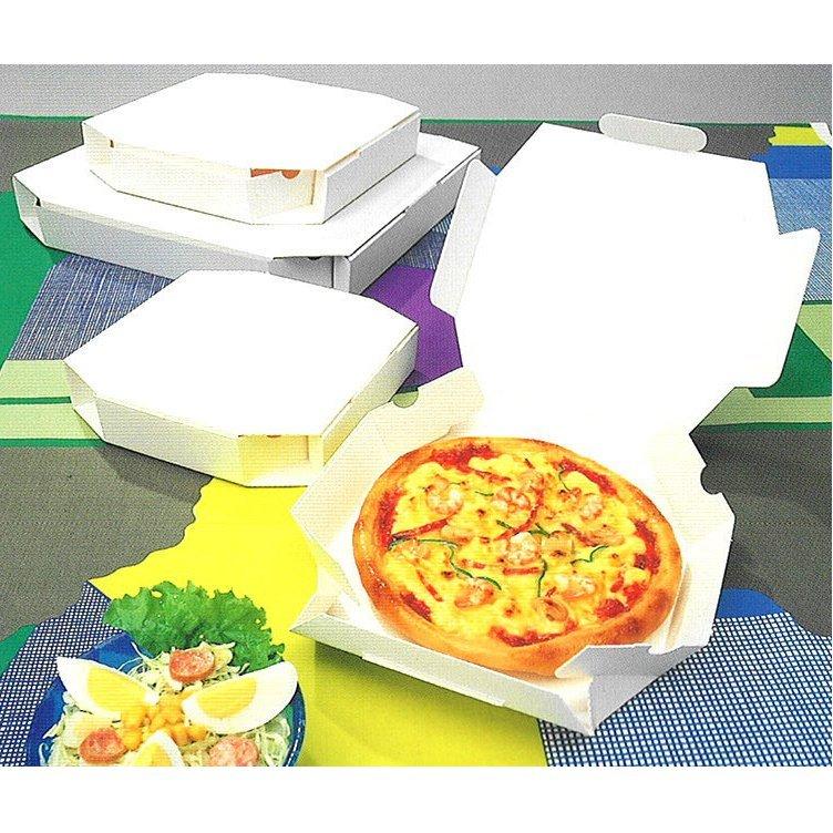 ブランド登録なし - ピッツア箱 1４in 白無地 ＳＰ−６（１００枚） キッチン、日用品、文具-食器、グラス、カトラリー
