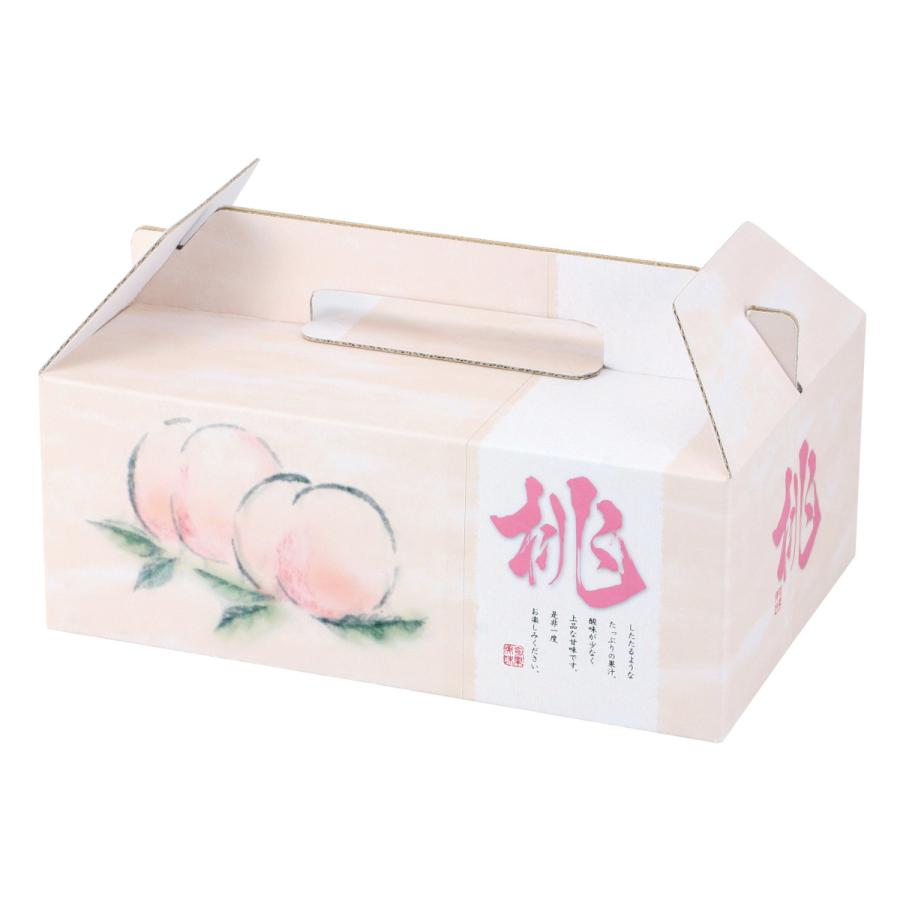 ヤマニパッケージ　桃果手提6ヶ入(100入)　L-2284