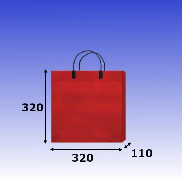 手提げ紙袋 ラミネートバッグ　MS　赤　30枚　巾320×マチ110×丈320ｍｍ　グロスPP　底板紙｜housoushizainoharu｜02