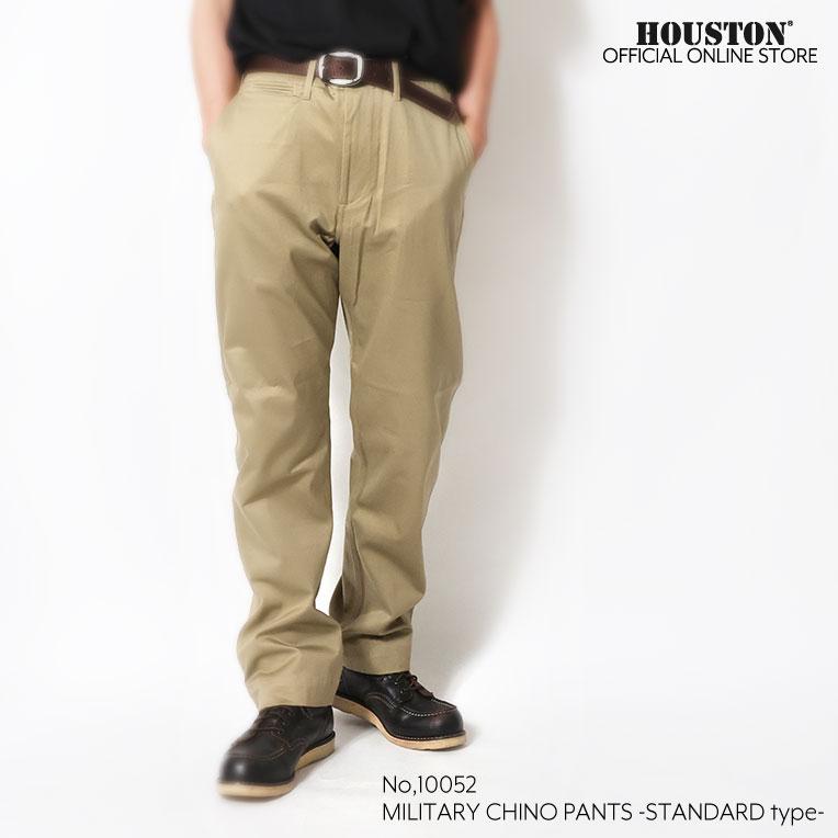 【OFFICIAL限定】HOUSTON / ヒューストン 10052 MILITARY CHINO PANTS -STANDARD type- / ミリタリーチノパンツ-スタンダードタイプ- -全1色-_2