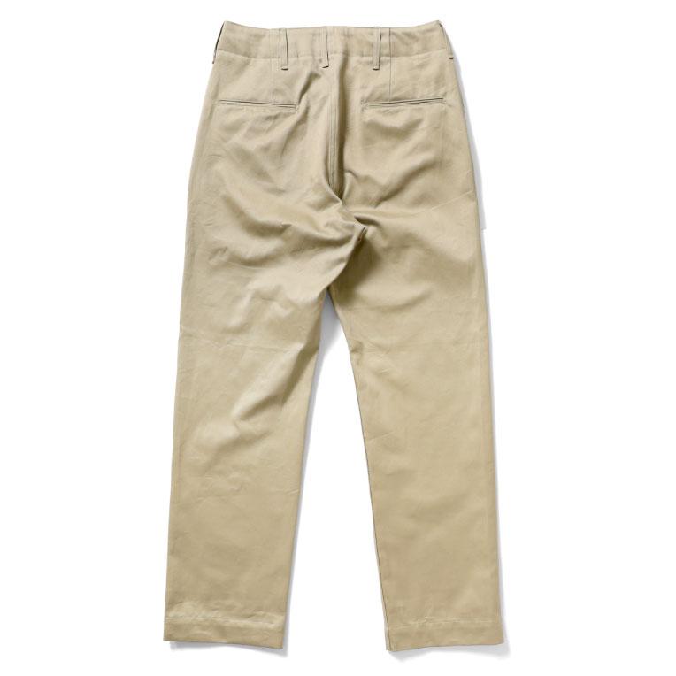 【OFFICIAL限定】HOUSTON / ヒューストン 10052 MILITARY CHINO PANTS -STANDARD type- / ミリタリーチノパンツ-スタンダードタイプ- -全1色-_4