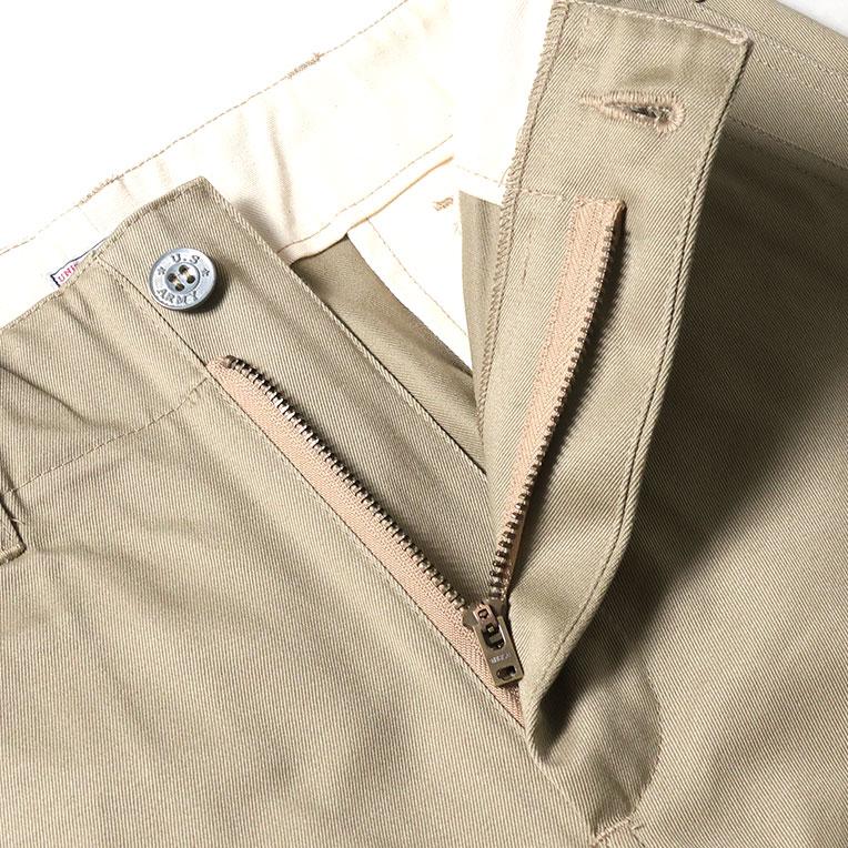 【OFFICIAL限定】HOUSTON / ヒューストン 10052 MILITARY CHINO PANTS -STANDARD type- / ミリタリーチノパンツ-スタンダードタイプ- -全1色-_6