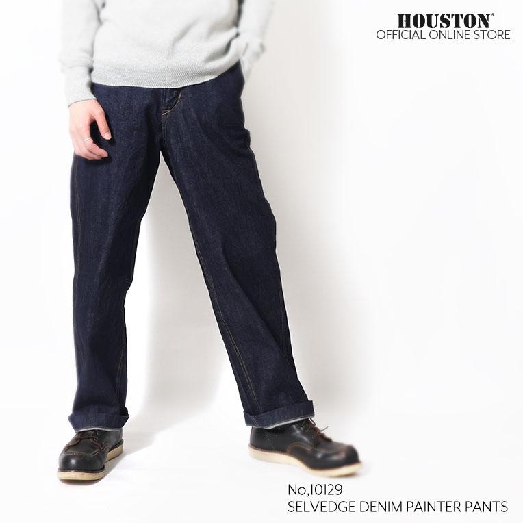 HOUSTON（ヒューストン） 10129 SELVEDGE DENIM PAINTER PANTS / セル