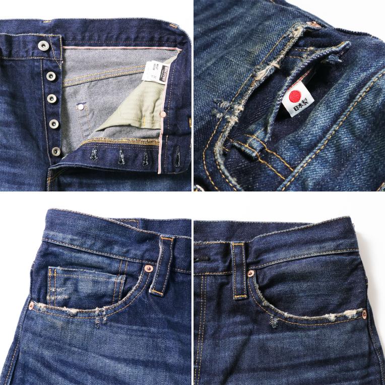 【OFFICIAL限定】HOUSTON / ヒューストン 10164VW WW2 SLEVEDGE DENIM PANTS - Special USED - / WW2 セルビッヂ デニム パンツ - スペシャルユーズド -の画像