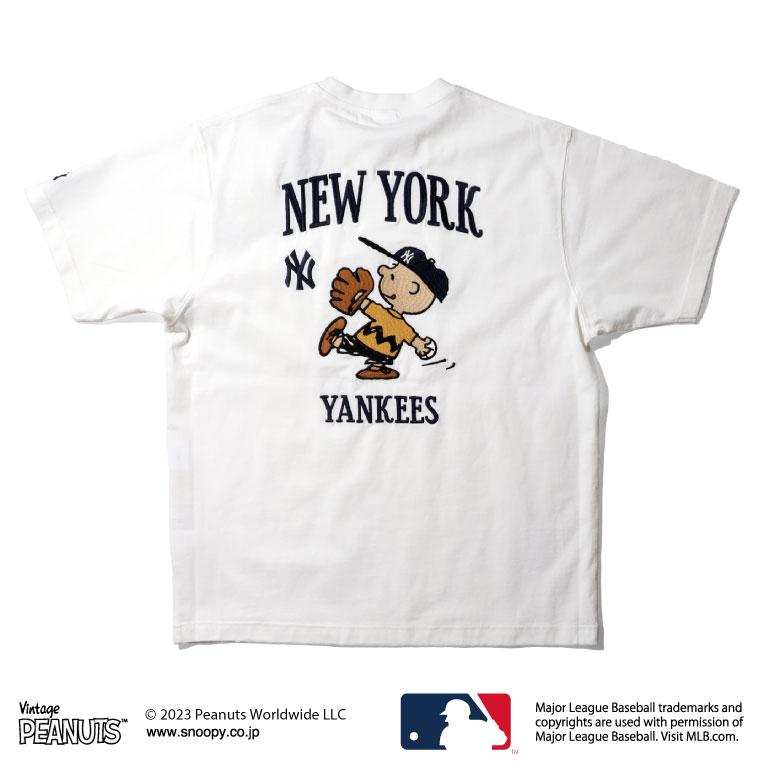 HOUSTON / ヒューストン 22106 PEANUTS × MLB EMB TEE(CHARIE HOUSTON / ヒューストン 22106 PEANUTS × MLB EMB TEE(CHARIE