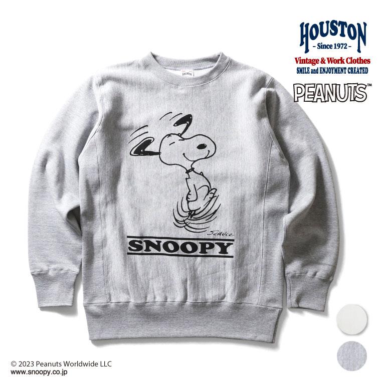 HOUSTON / ヒューストン 22168 × PEANUTS R/W PRINT SWEAT (SNOOPY 