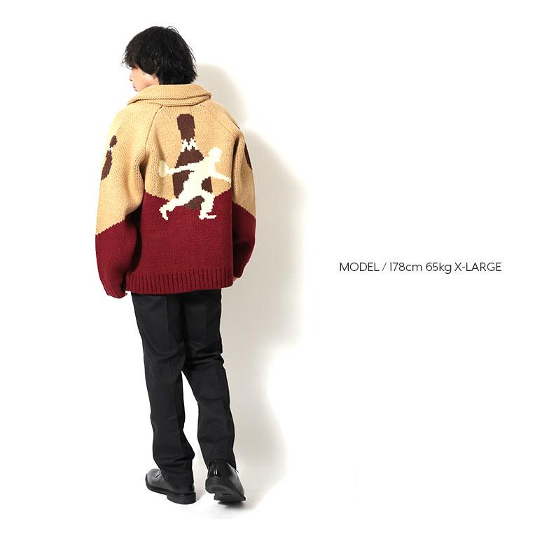 HOUSTON（ヒューストン） 22236 COWICHAN SWEATER (BOWLING)/ カウチン